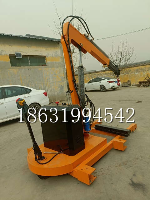 乐昌市自卸车厢随车吊 自制轮式四不像起重机 四驱平板吊 5吨 贵盛